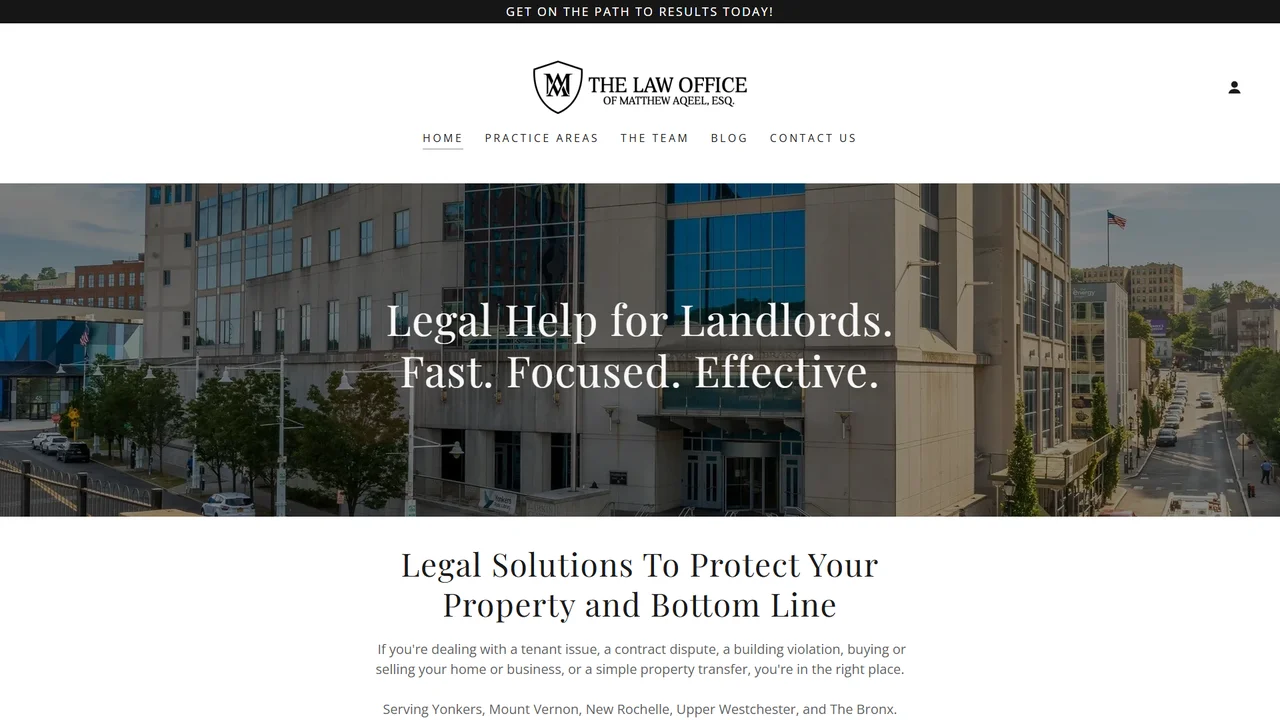 The Law Office of Matthew Aqeel, Esq. - Yonkers, NY office in Yonkers, New York