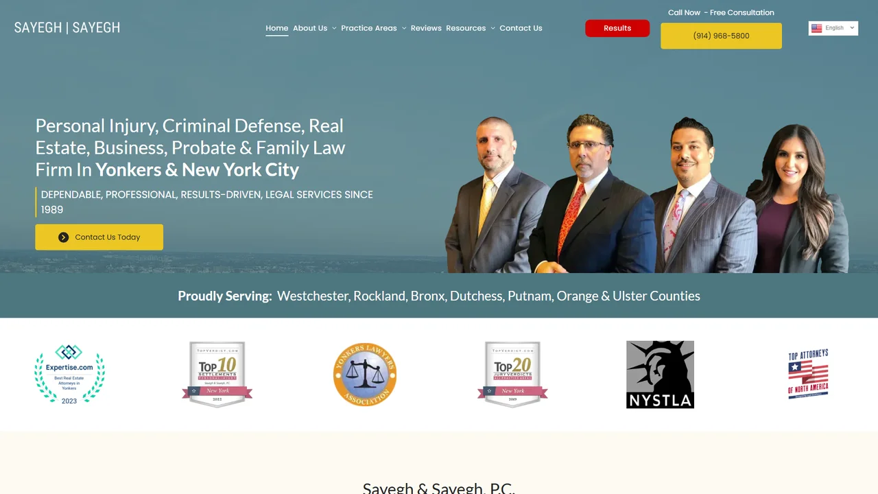 Sayegh and Sayegh - Yonkers, NY office in Yonkers, New York