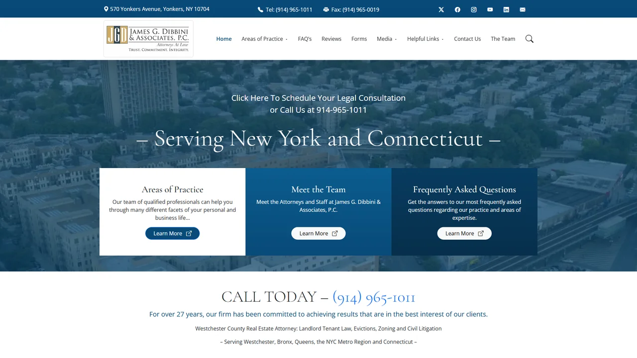 James G. Dibbini and Associates P.C. - Yonkers, NY office in Yonkers, New York