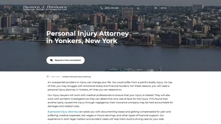 Brandon J. Broderick, Personal Injury Attorney at Law - Yonkers, NY - Attorney in Yonkers