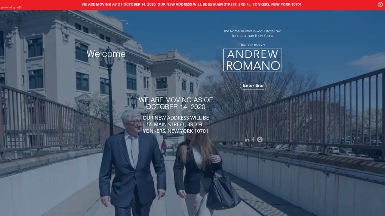 LAW OFFICE OF ANDREW M. ROMANO - Yonkers, NY office in Yonkers, New York