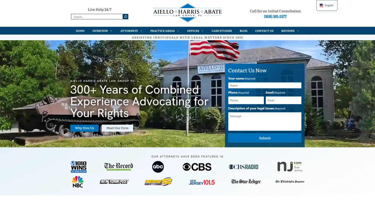 Aiello Harris Abate Law Group, PC - Woodbridge, NJ office in Woodbridge, New Jersey