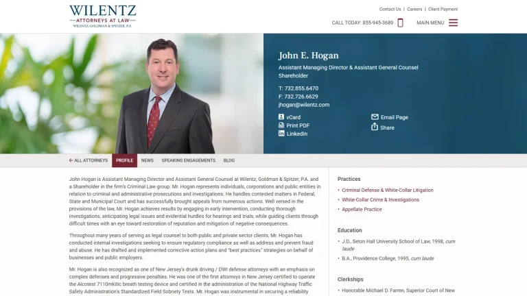 John E. Hogan - Woodbridge, NJ - Attorney in Woodbridge