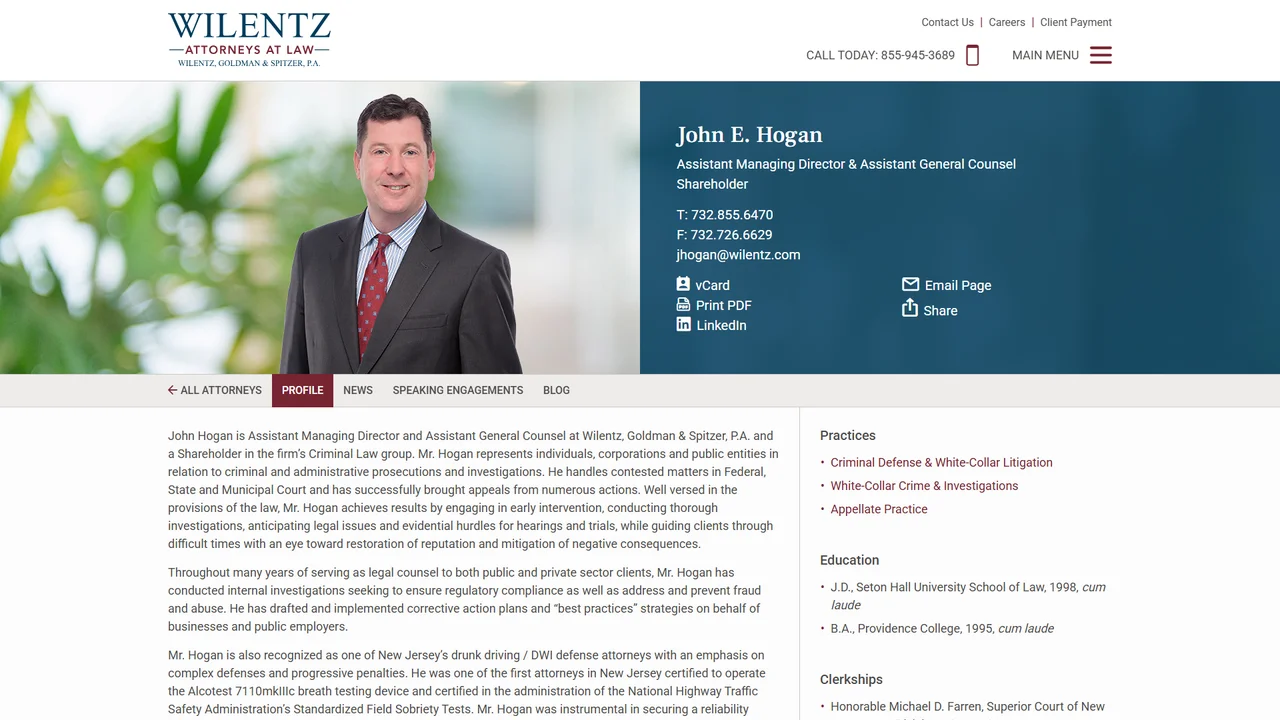 John E. Hogan - Woodbridge, NJ office in Woodbridge, New Jersey