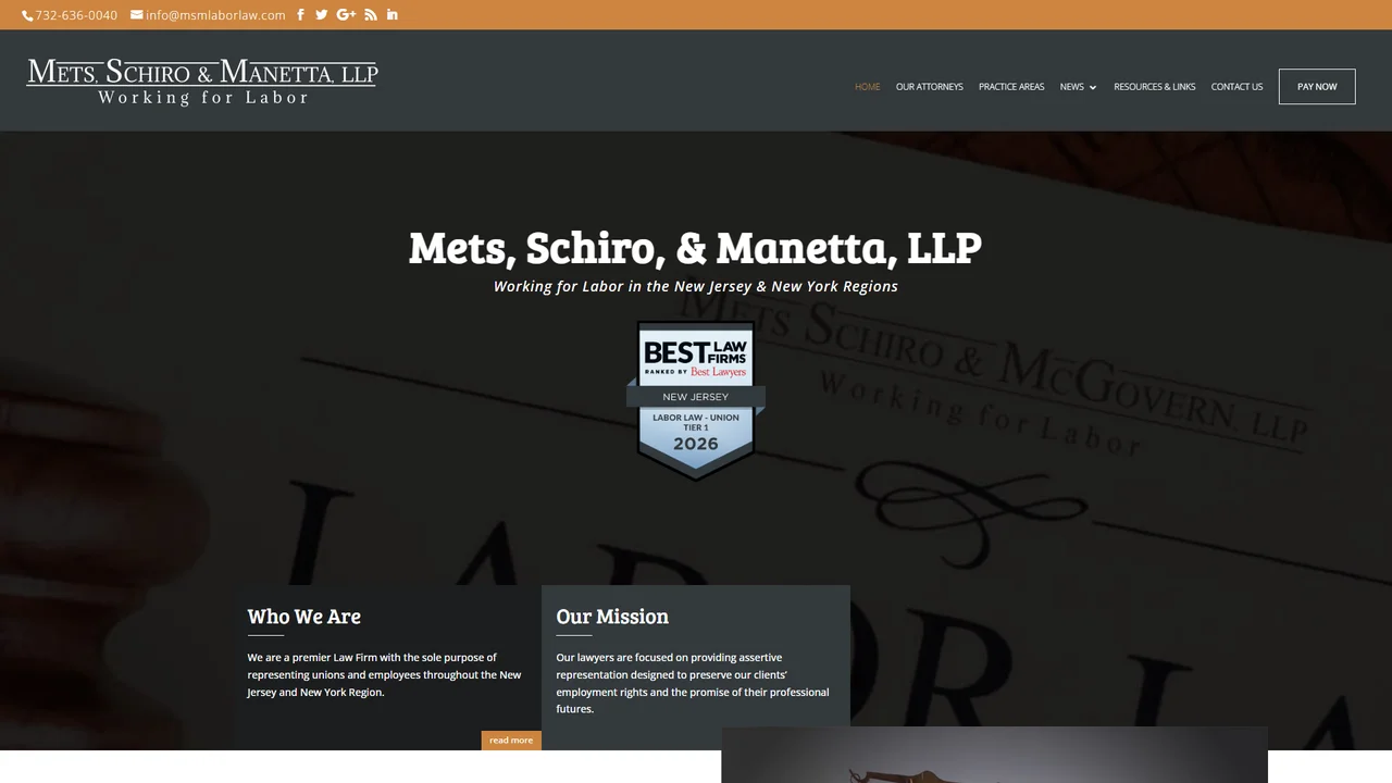 Mets Schiro & Manetta, LLP - Woodbridge, NJ office in Woodbridge, New Jersey