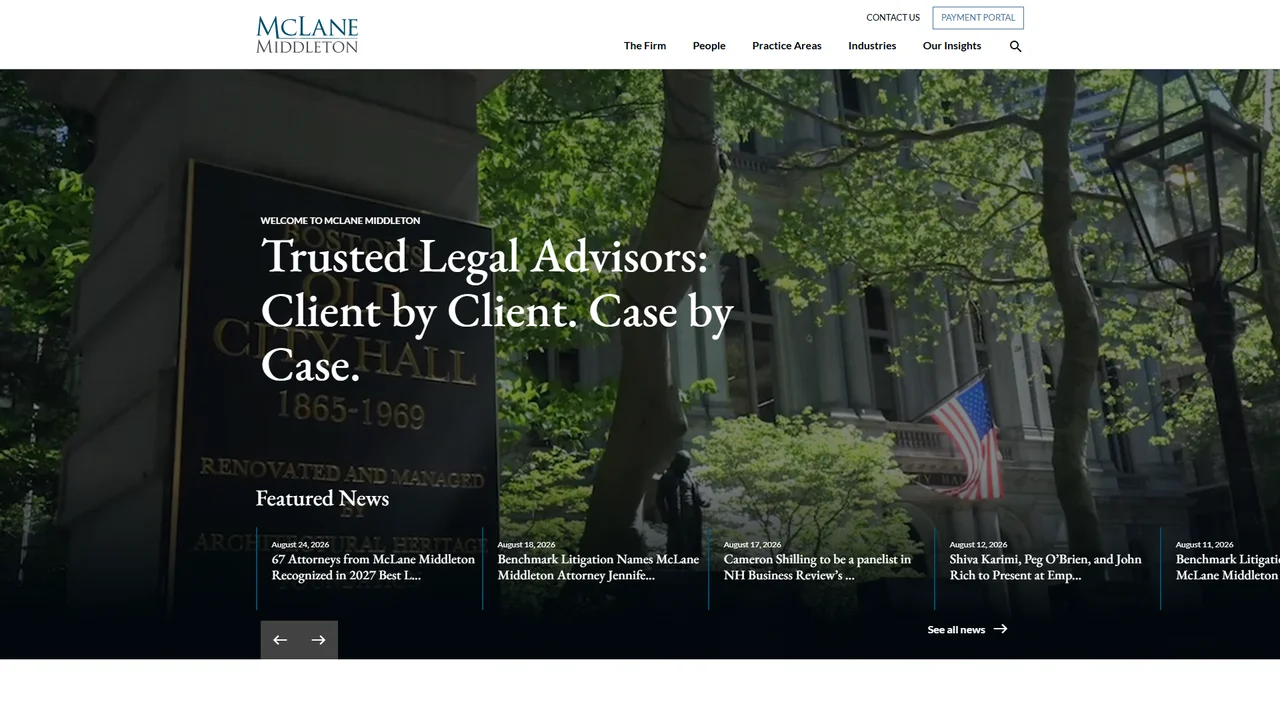 McLane Middleton, Professional Association - Boston, MA office in Boston, Massachusetts