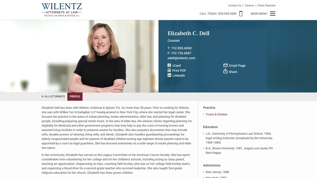 Elizabeth Connolly Dell - Woodbridge, NJ office in Woodbridge, New Jersey
