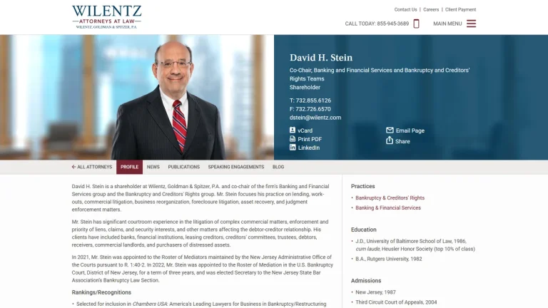 David H. Stein Esq. - Woodbridge, NJ - Attorney in Woodbridge