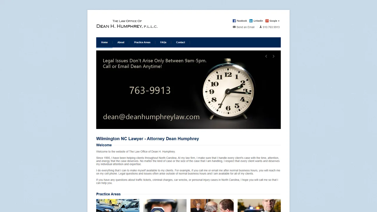 Dean H Humphrey Law Office - Wilmington, NC office in Wilmington, NC, North Carolina