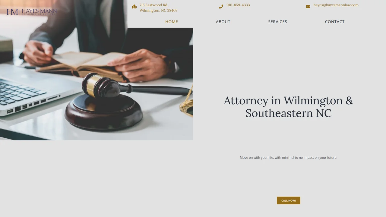 Hayes Mann, Attorney at Law PLLC - Wilmington, NC office in Wilmington, NC, North Carolina