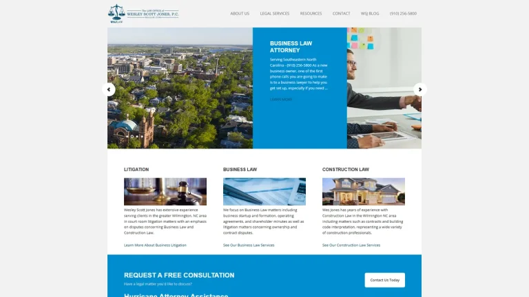 The Law Office of Wesley Scott Jones, P.C. - Wilmington, NC - Attorney in Wilmington, NC