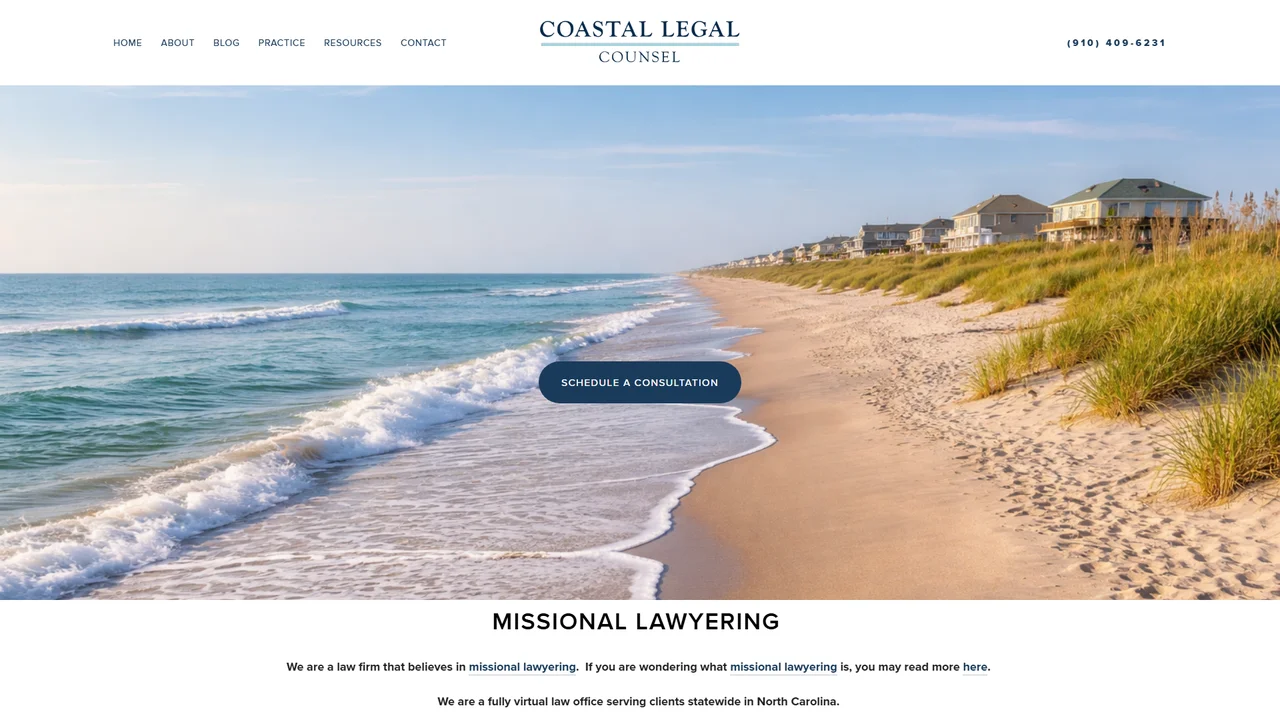 Coastal Legal Counsel - Wilmington, NC office in Wilmington, NC, North Carolina