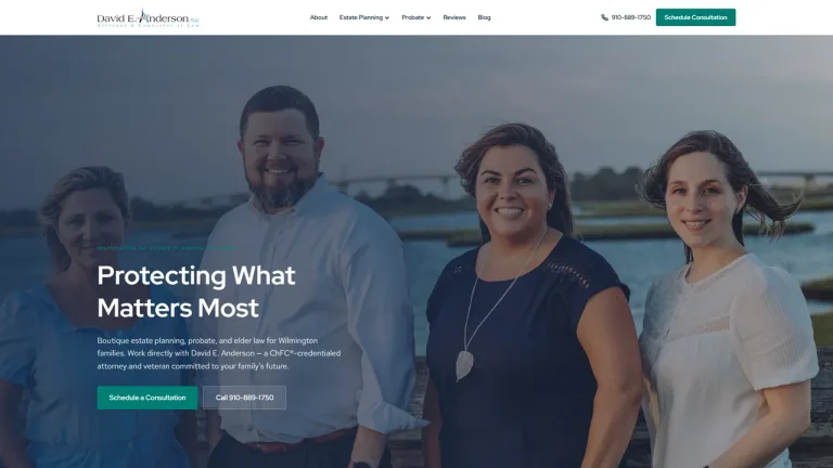 David E. Anderson, PLLC - Wilmington, NC - Attorney in Wilmington, NC