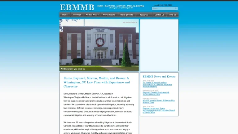 Ennis Baynard Morton Medlin Brown P.L.L.C - Wilmington, NC - Attorney in Wilmington, NC