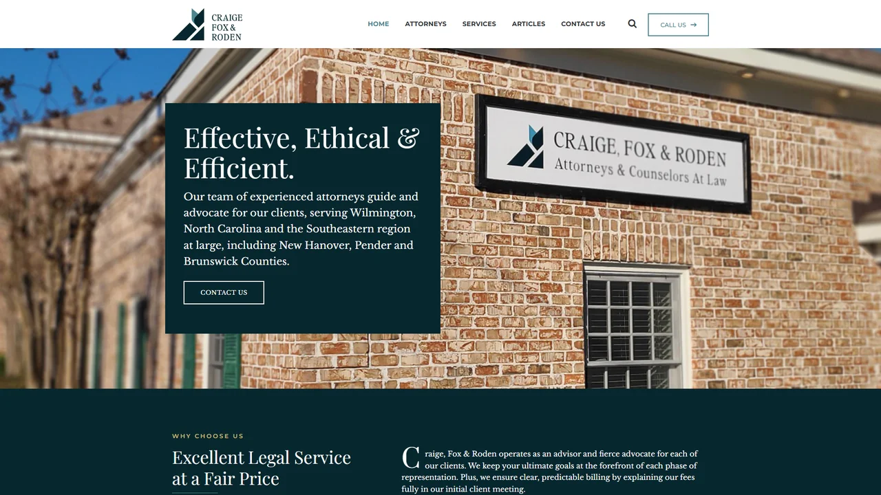 Craige, Fox & Roden - Wilmington, NC office in Wilmington, NC, North Carolina