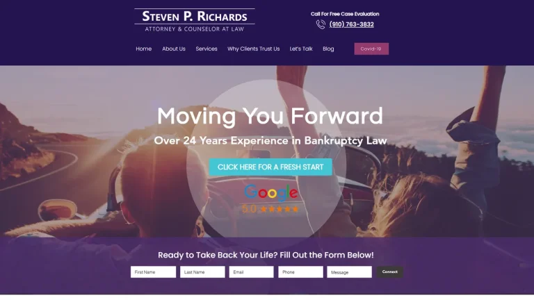 Steven P Richards, Board Certified Bankruptcy Attorney - Wilmington, NC - Attorney in Wilmington, NC