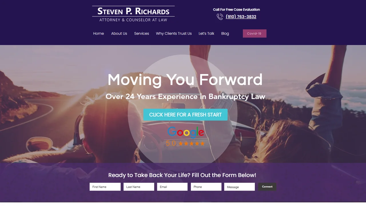 Steven P Richards, Board Certified Bankruptcy Attorney - Wilmington, NC office in Wilmington, NC, North Carolina