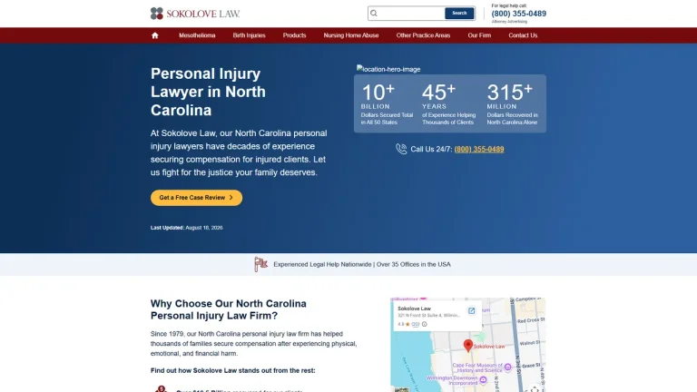 Sokolove Law - Wilmington, NC - Attorney in Wilmington, NC