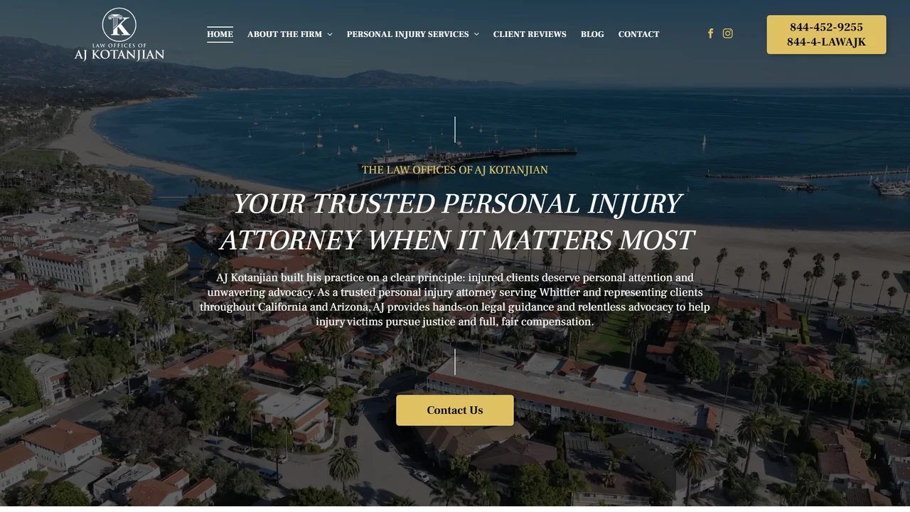 Law Offices of AJ Kotanjian - Whittier, CA office in Whittier, California