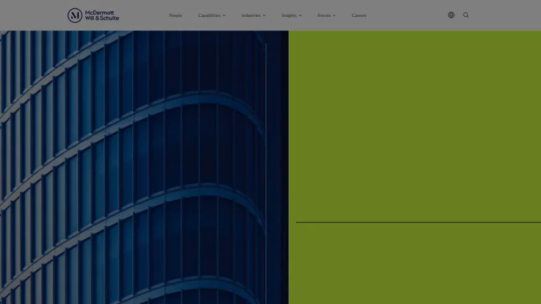 McDermott Will & Emery LLP - Boston, MA - Attorney in Boston