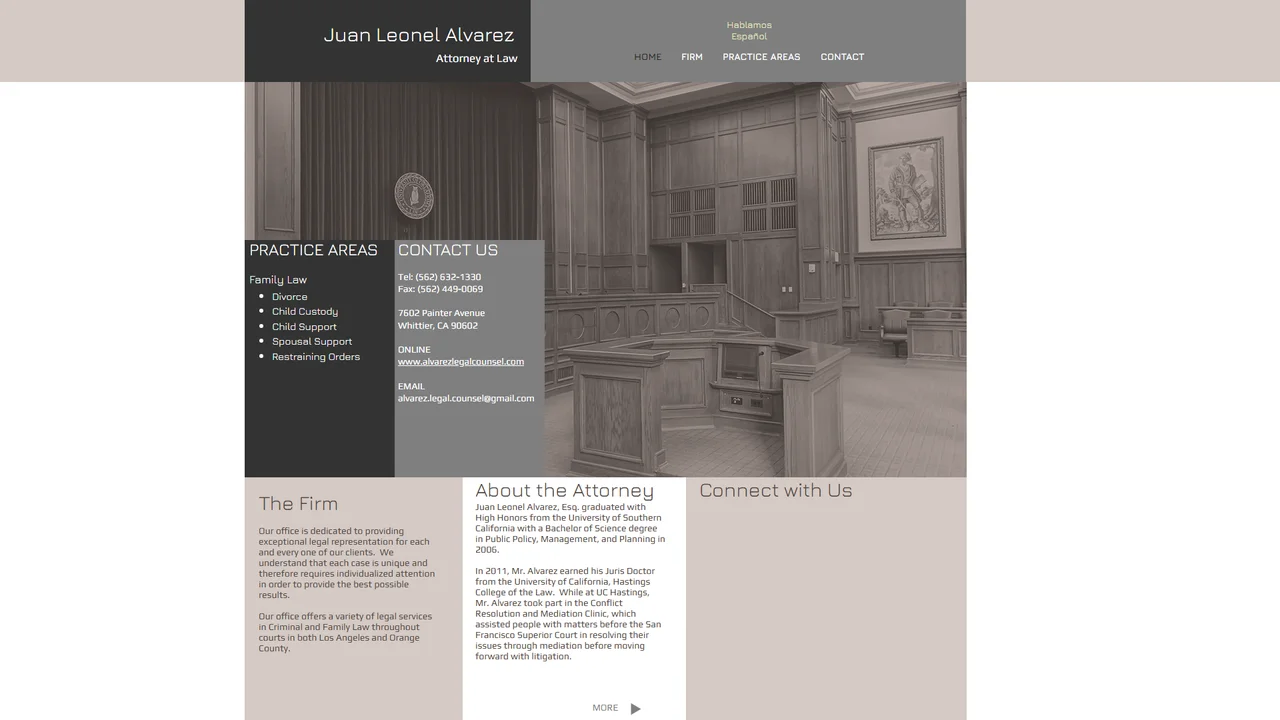 Law Office of Juan Leonel Alvarez, APLC - Whittier, CA office in Whittier, California