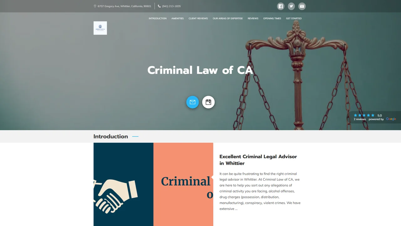 Criminal Law of CA - Whittier, CA office in Whittier, California