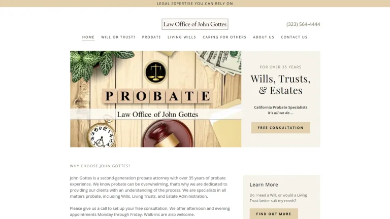 Law Offices of John Gottes - Whittier, CA - Attorney in Whittier