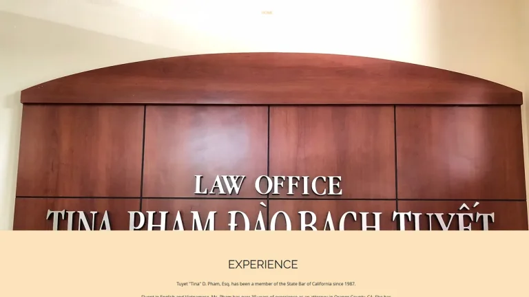 Pham Tuyet Tina - Westminster, CA - Attorney in Westminster