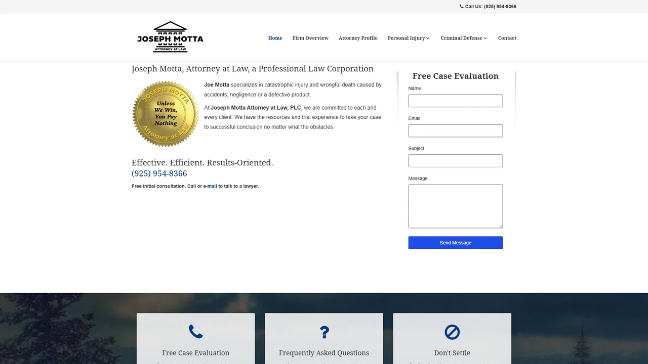 Joseph Motta Attorney at Law, PLC - Walnut Creek, CA office in Walnut Creek, California