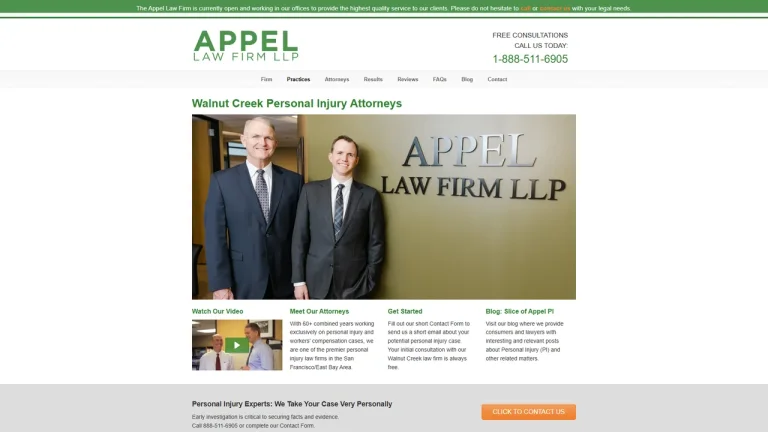 Appel Law Firm LLP - Walnut Creek, CA - Attorney in Walnut Creek