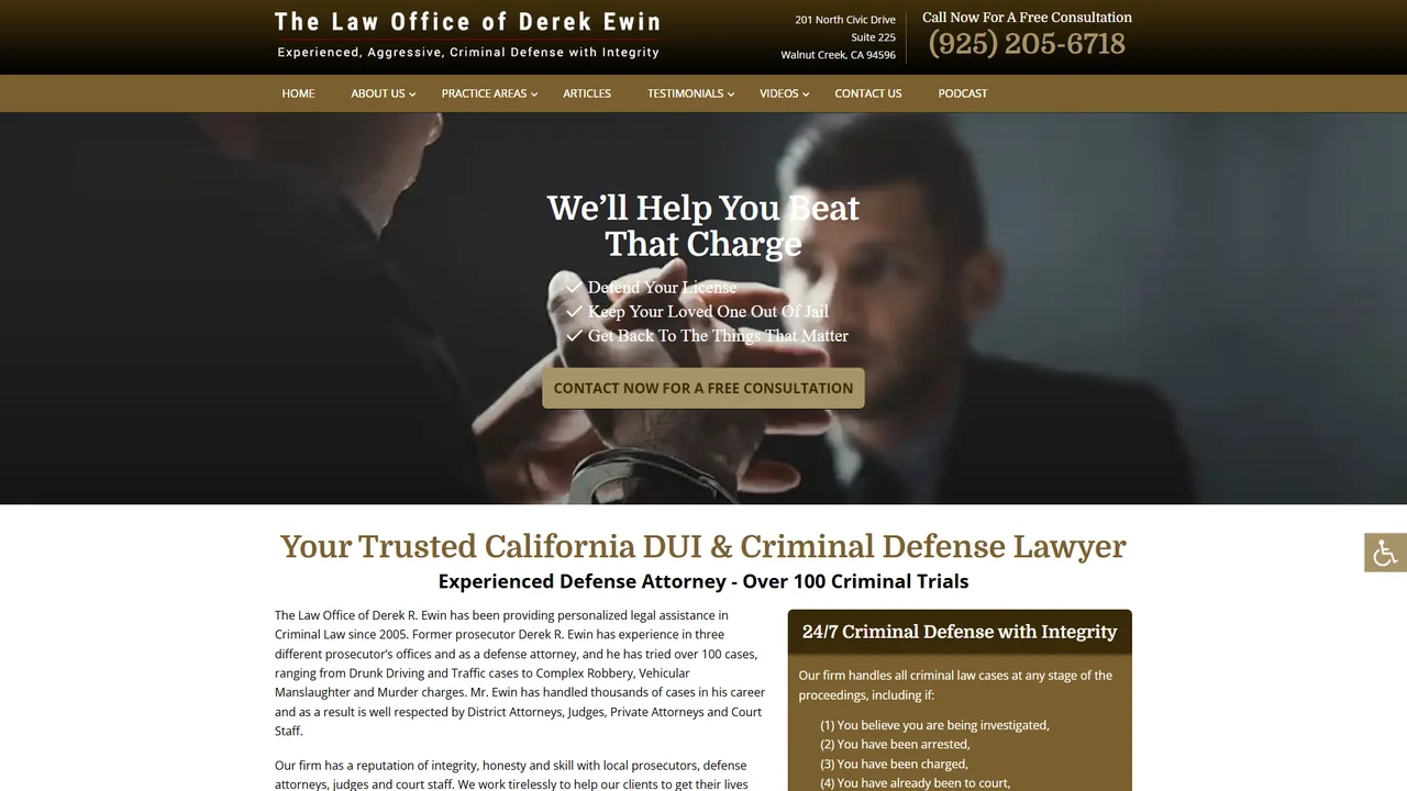 Law Office of Derek R. Ewin - Walnut Creek, CA office in Walnut Creek, California