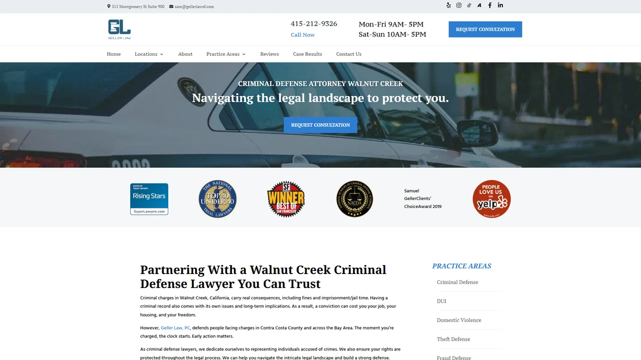 Samuel Geller | Geller Law - Walnut Creek, CA office in Walnut Creek, California