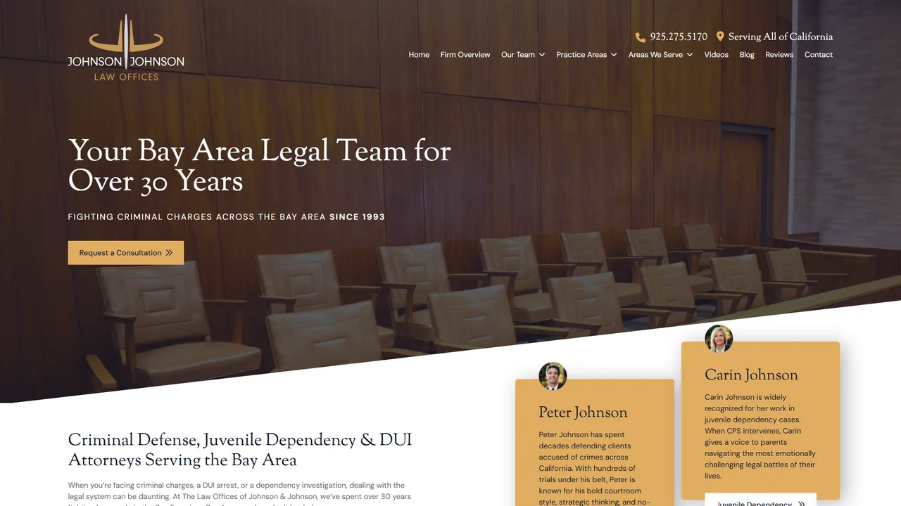 The Law Offices of Johnson & Johnson - Walnut Creek, CA office in Walnut Creek, California