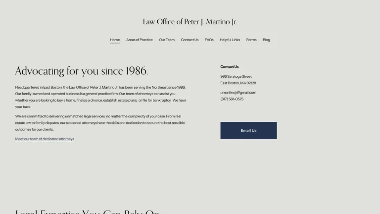Law Office of Joseph J. Martino, Jr. - Boston, MA - Attorney in Boston