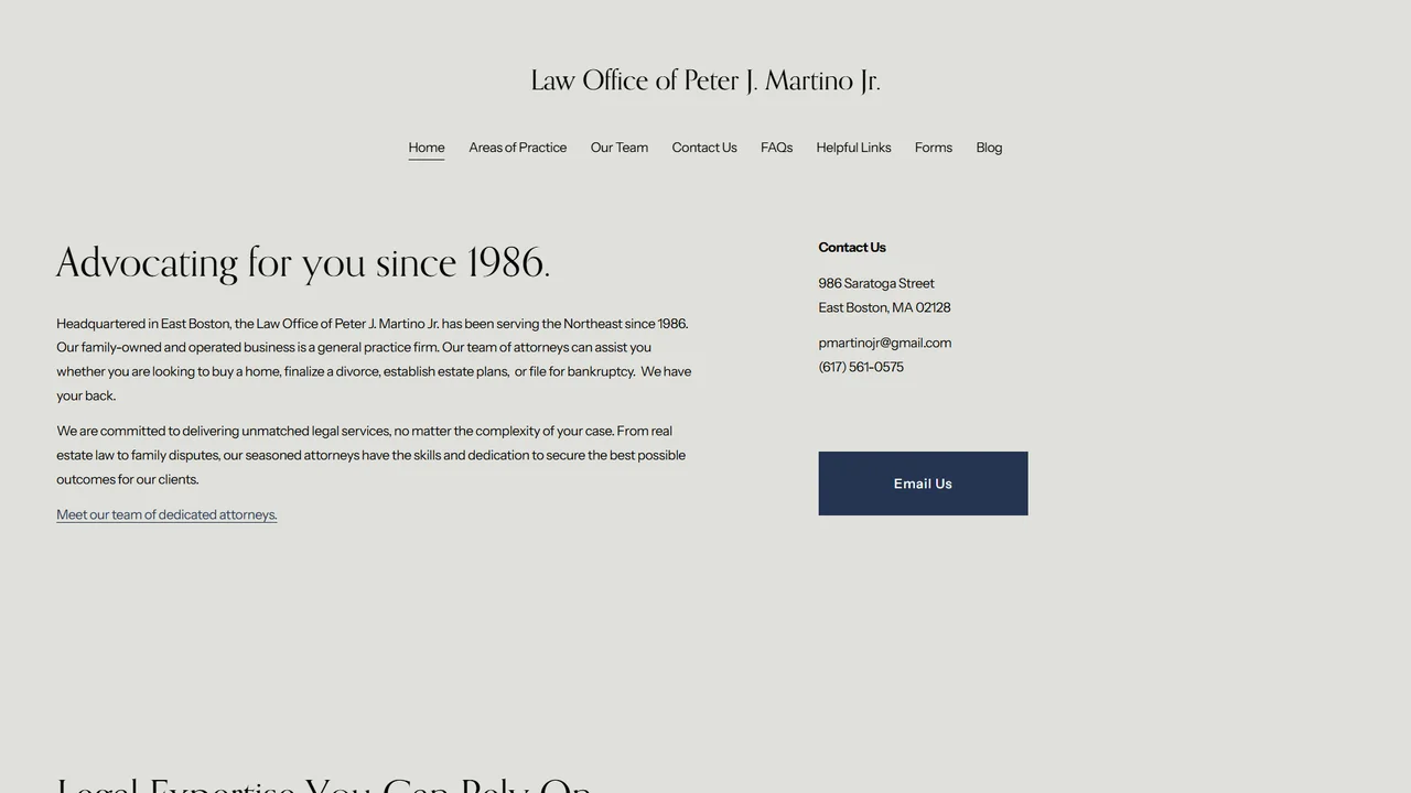 Law Office of Joseph J. Martino, Jr. - Boston, MA office in Boston, Massachusetts
