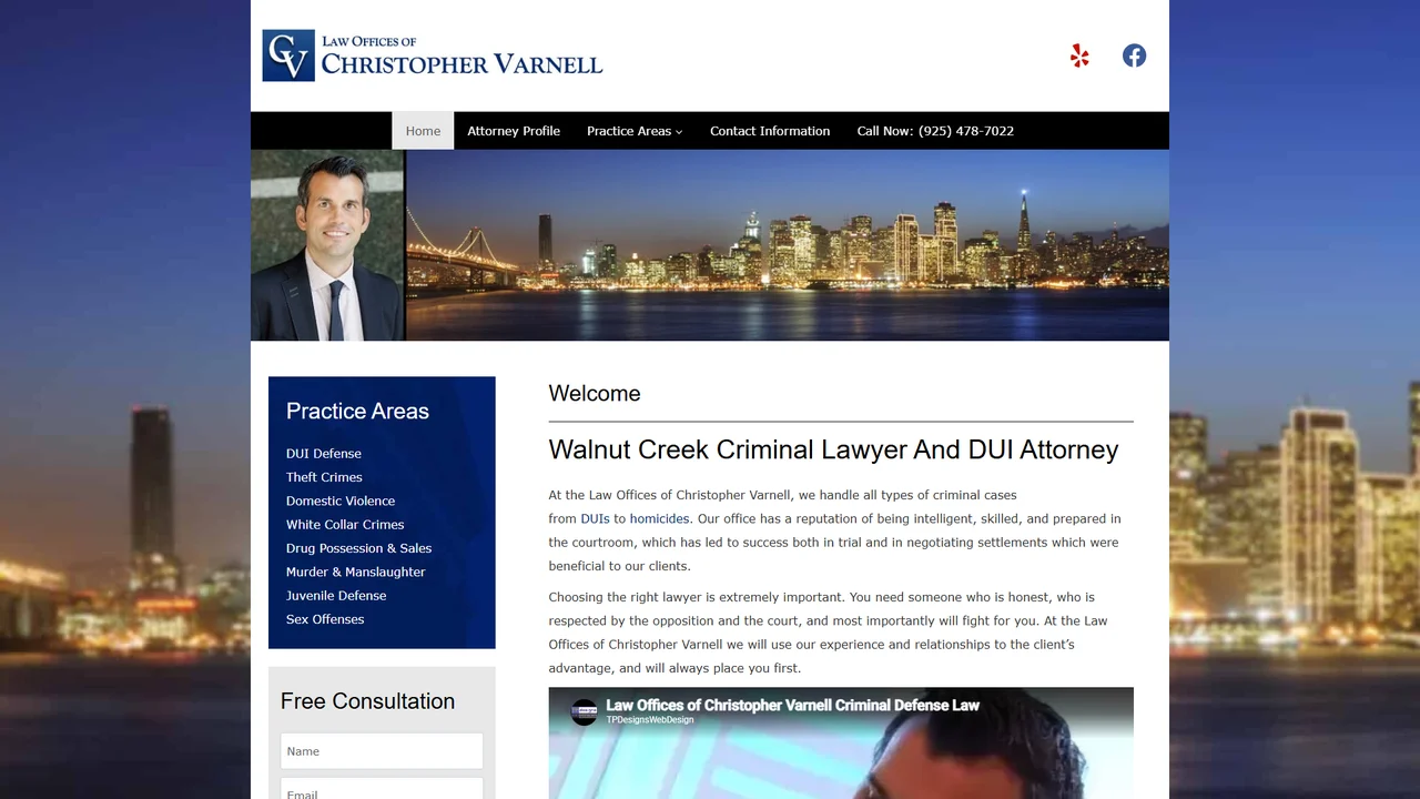 Law Offices of Christopher Varnell - Walnut Creek, CA office in Walnut Creek, California
