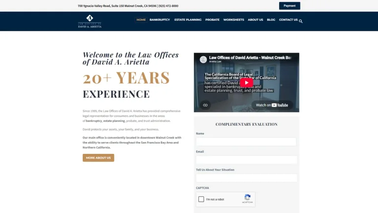 David A. Arietta Law Offices - Walnut Creek, CA - Attorney in Walnut Creek