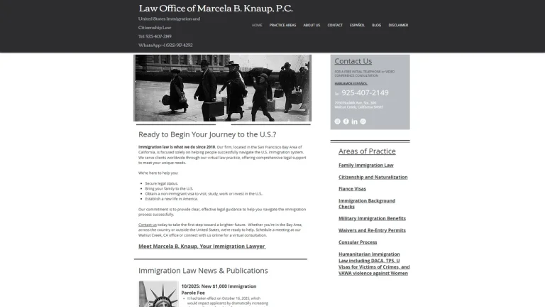 Marcela B. Knaup, Immigration Lawyer - Walnut Creek, CA - Attorney in Walnut Creek