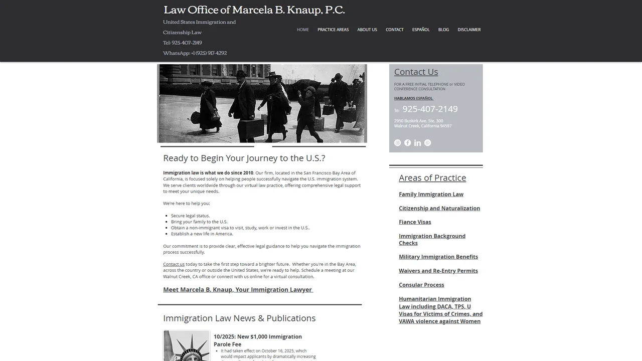 Marcela B. Knaup, Immigration Lawyer - Walnut Creek, CA office in Walnut Creek, California