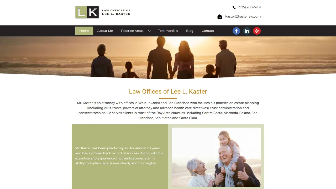 Law Offices of Lee L. Kaster, P.C. - Walnut Creek, CA office in Walnut Creek, California