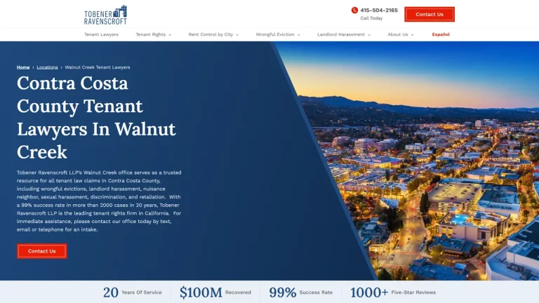 Tobener Ravenscroft - Contra Costa County Tenant Lawyers - Walnut Creek, CA - Attorney in Walnut Creek