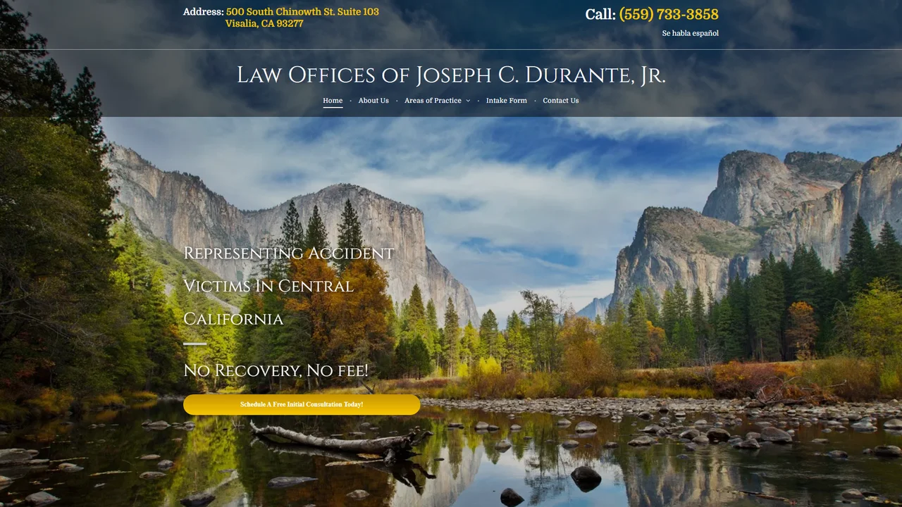 Law Offices Of Joseph C. Durante, Jr. - Visalia, CA office in Visalia, California