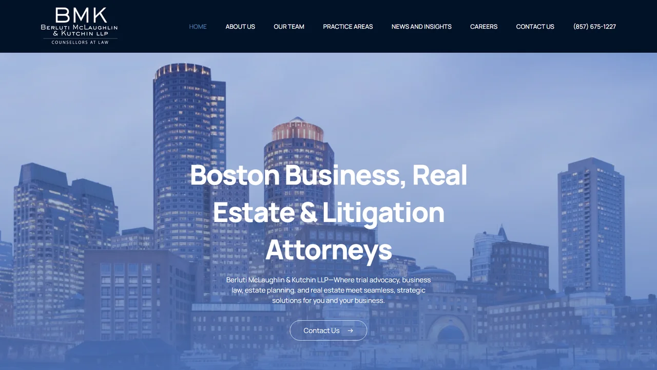 Berluti McLaughlin & Kutchin LLP - Boston, MA office in Boston, Massachusetts