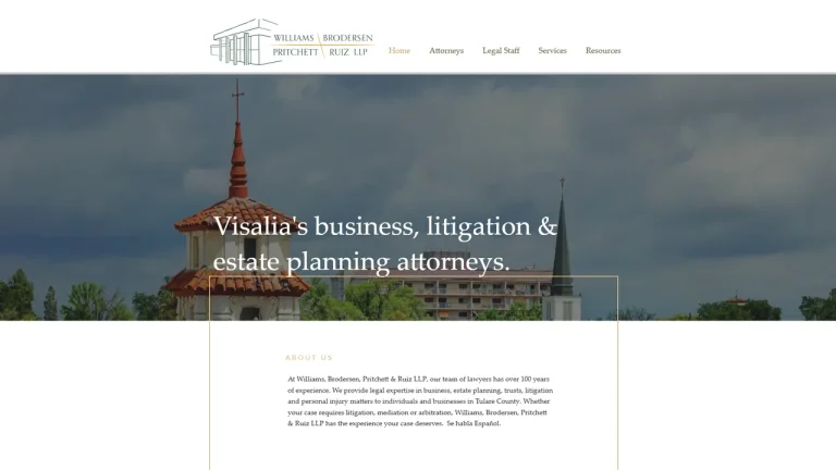 Williams Brodersen Pritchett & Ruiz LLP - Visalia, CA - Attorney in Visalia