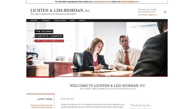 Lichten & Liss-Riordan, P.C. - Boston, MA - Attorney in Boston