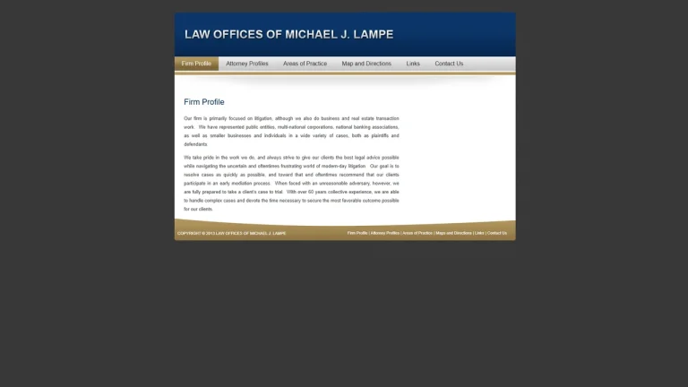 Law Offices of Michael J Lampe - Visalia, CA - Attorney in Visalia