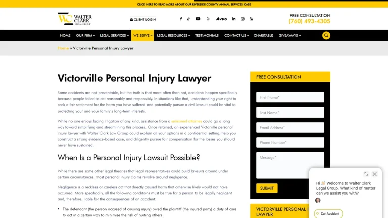 Walter Clark Legal Group - Victorville, CA - Attorney in Victorville