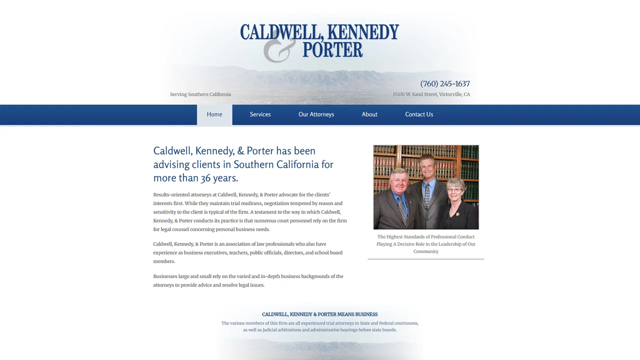 Caldwell, Kennedy & Porter - Victorville, CA office in Victorville, California