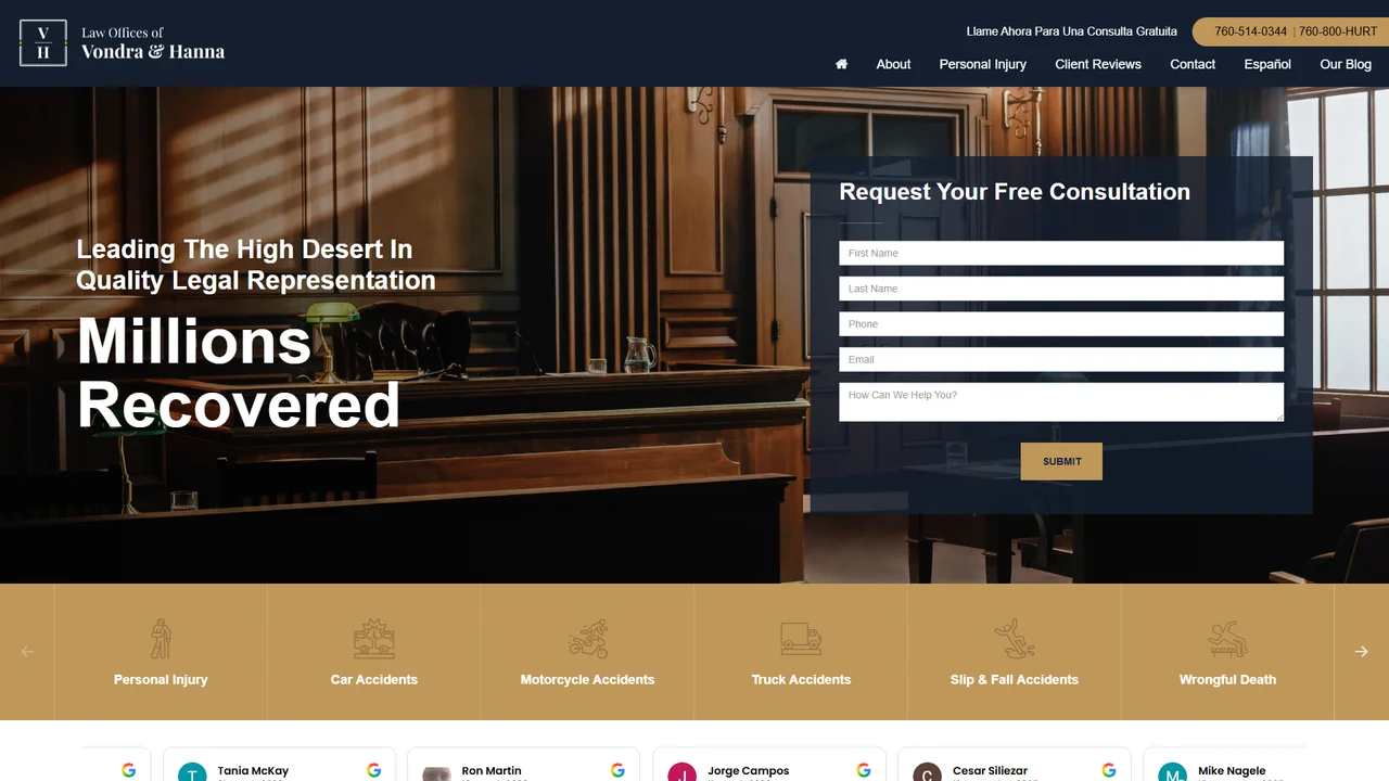 Law Offices of Vondra & Hanna - Victorville, CA office in Victorville, California