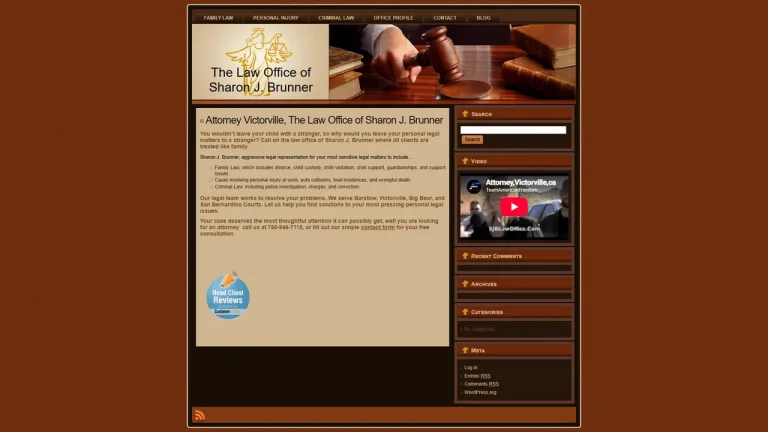 Law Office of Sharon J. Brunner - Victorville, CA - Attorney in Victorville